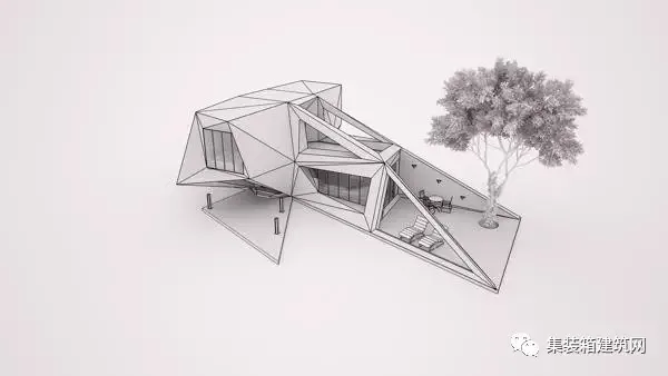 Detailed diagram of the construction process of prefabricated container house building structure