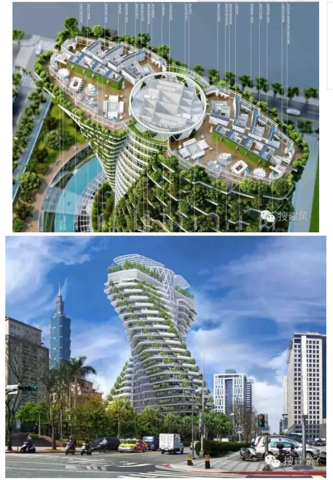 Prefabricated | Green Building | This is the real residential building! A tree inhabited by people