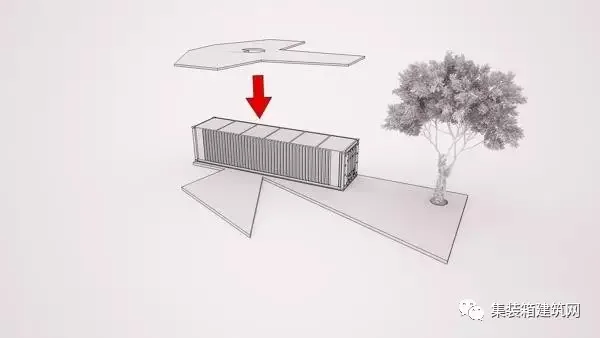 Detailed diagram of the construction process of prefabricated container house building structure