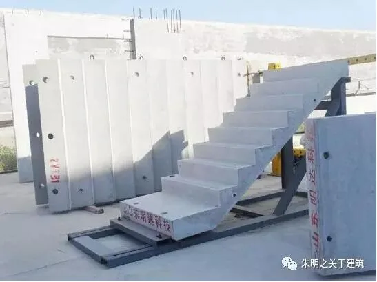 Prefabricated | Aluminum alloy formwork fully cast-in-place+PC staircase is a good industrial solution for construction