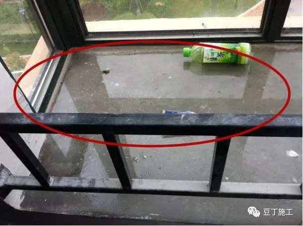 Insulation board causing leakage
