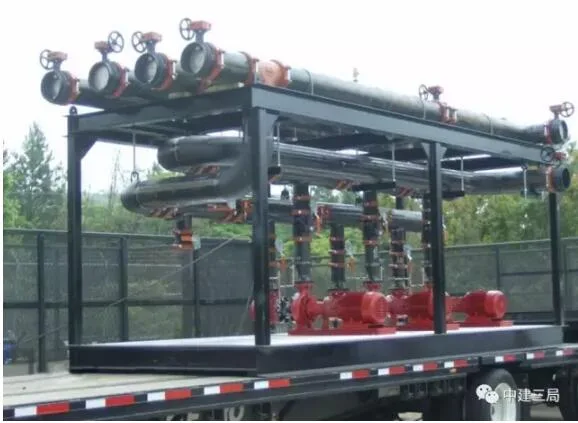 Modules transported to site