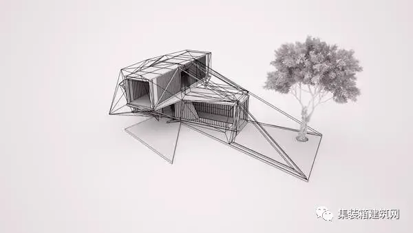 Detailed diagram of the construction process of prefabricated container house building structure