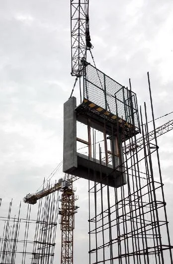 Intelligent construction of prefabricated buildings