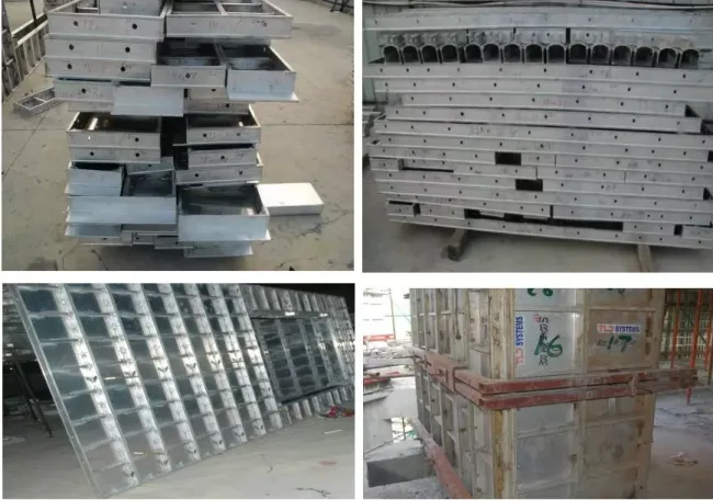Prefabricated Aluminum Template Construction Method