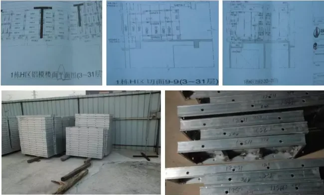 Prefabricated Aluminum Template Construction Method