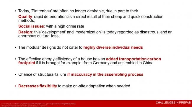 Prefabricated Architecture | Experience and Inspiration from the Development of Prefabricated Buildings in Germany