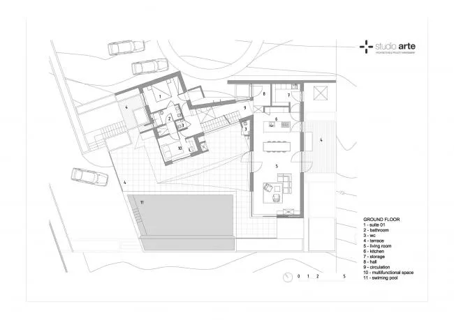 BIM Architecture | Natural Organic, Pure White Mediterranean Room/STUDIOARTE Architects