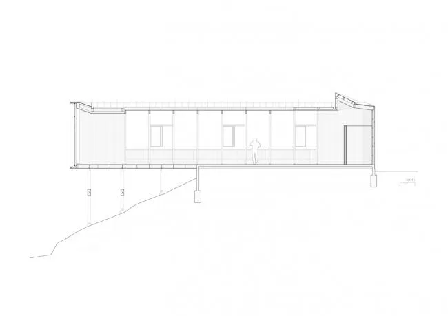 BIM Architecture | Lightly touching the lake, standing against the wind in the excluded exhibition hall/Aguilo+Pedraza