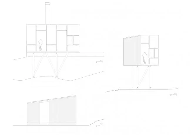 BIM Architecture | Lightly touching the lake, standing against the wind in the excluded exhibition hall/Aguilo+Pedraza
