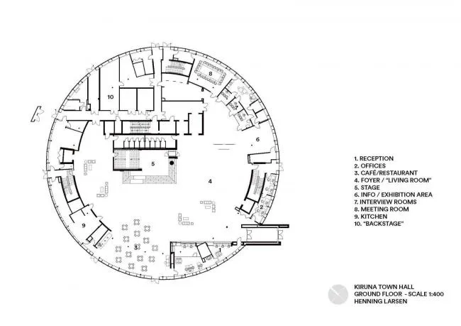 BIM Architecture | Town Crystal City Hall/Henning Larsen