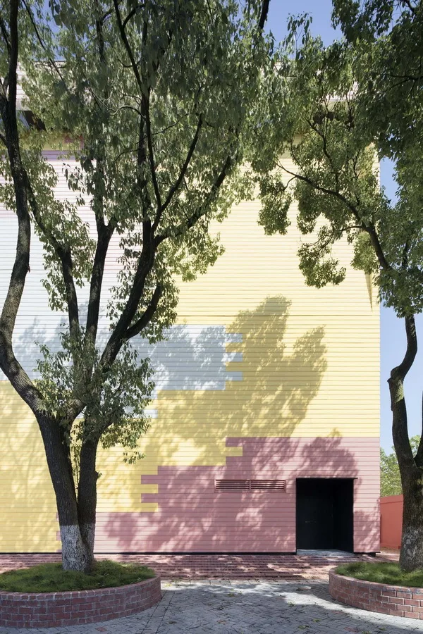 BIM Architecture | Yueyang County Third Middle School Wind and Rain Playground and Lecture Hall/SUP Simple Architecture Studio