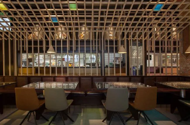 BIM Architecture | New City in the Desert: Tahar Midi Lane Restaurant, Shanghai/Hangzhou Woye Space Design