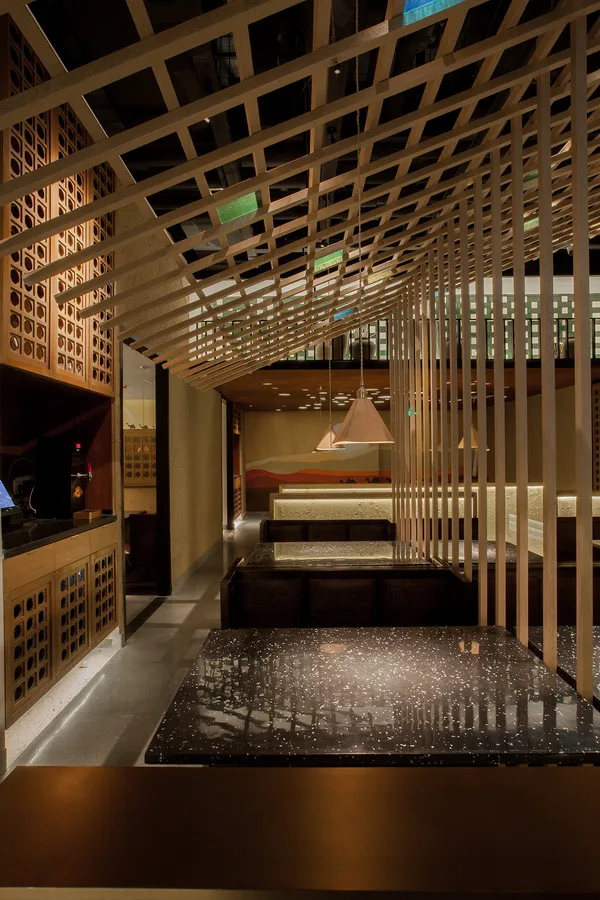 BIM Architecture | New City in the Desert: Tahar Midi Lane Restaurant, Shanghai/Hangzhou Woye Space Design
