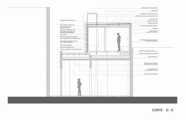 BIM architecture | Integration of old and new, planting vertical flower beds/Marta rooms in facade design
