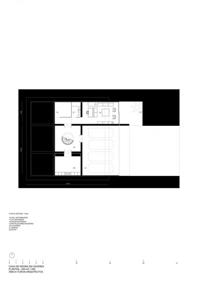 BIM Architecture | Cautious and Flexible: Caseres Stone Room/Tu ñó n Arquitectos
