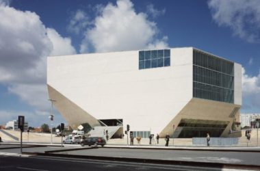 BIM Architecture: Porto Cultural Theatre by OMA Featuring Classic White Concrete Hollow Concert Hall-BIM WORLD