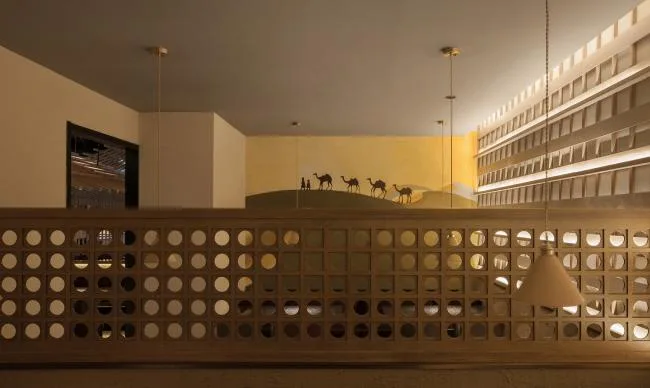 BIM Architecture | New City in the Desert: Tahar Midi Lane Restaurant, Shanghai/Hangzhou Woye Space Design