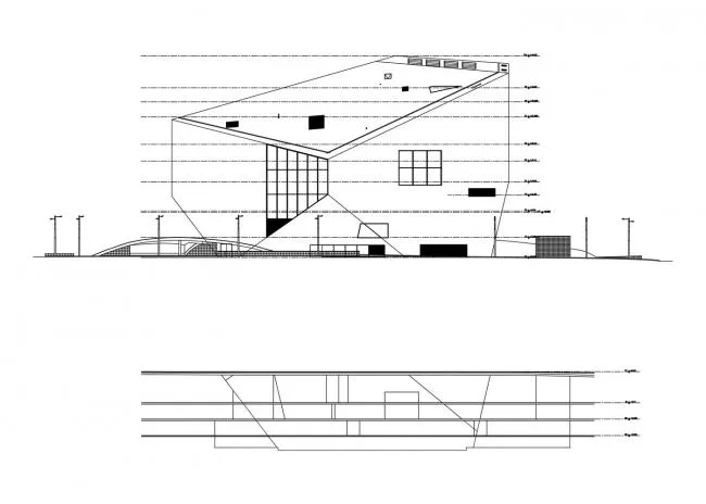 BIM Architecture | Classic White Concrete Hollow Concert Hall: Porto Cultural Theatre/OMA