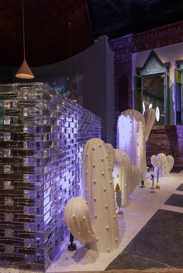 BIM Architecture | New City in the Desert: Tahar Midi Lane Restaurant, Shanghai/Hangzhou Woye Space Design