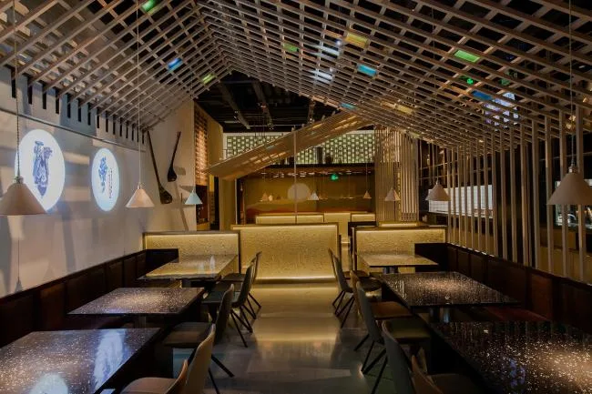 BIM Architecture | New City in the Desert: Tahar Midi Lane Restaurant, Shanghai/Hangzhou Woye Space Design