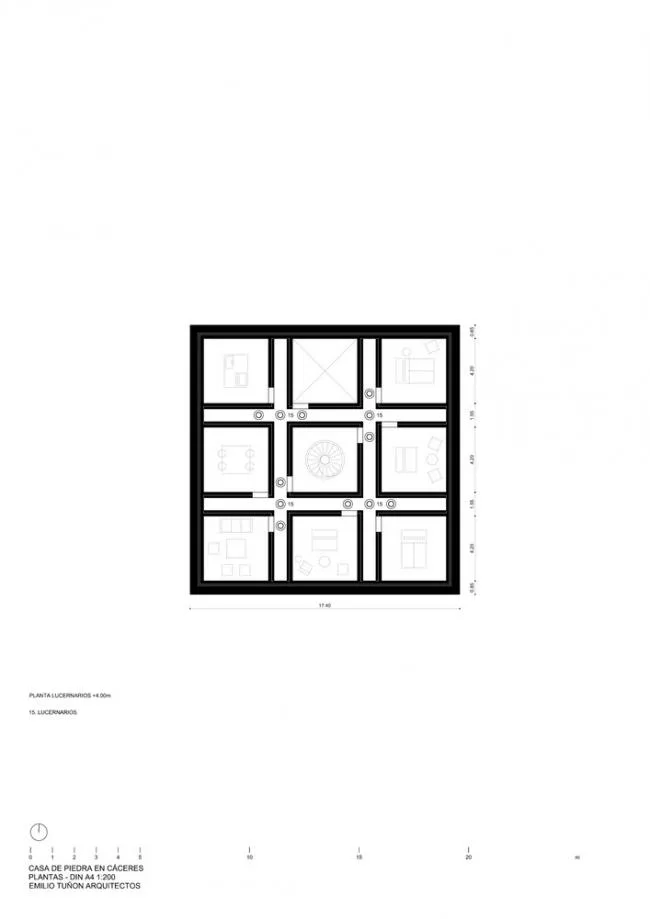 BIM Architecture | Cautious and Flexible: Caseres Stone Room/Tu ñó n Arquitectos