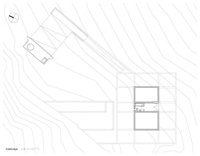 BIM Architecture | Sitting in the bedroom with a distant view of the endless blue sea/Chilean cliff room