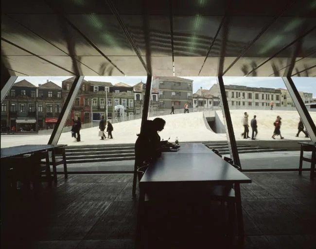 BIM Architecture | Classic White Concrete Hollow Concert Hall: Porto Cultural Theatre/OMA