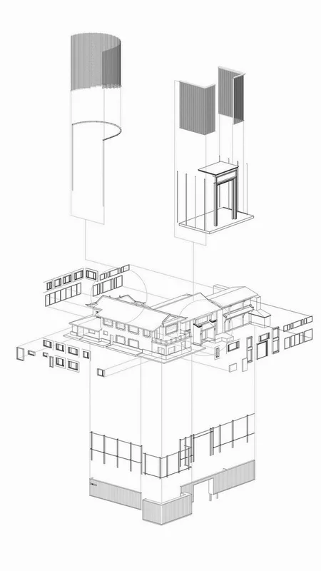 BIM Architecture | Chengdu Yiyuan Xiaozhu/Shanghai Dajiang Architectural Design Firm