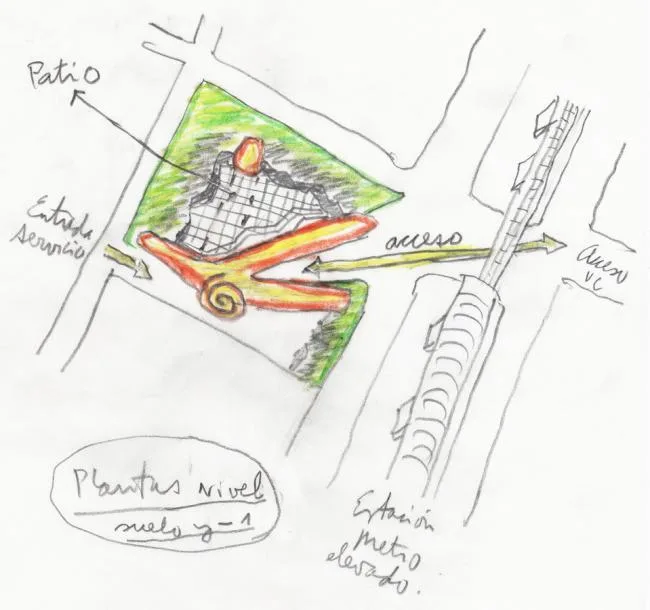 BIM Architecture | The winding ramps interweave and weave through the ever-changing spaces/Santo Tomas Academy