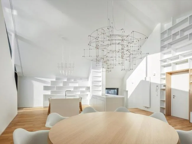 BIM Architecture | Dynamic Science Fiction, a gathering apartment deconstructed by geometry/METAFORM Architects
