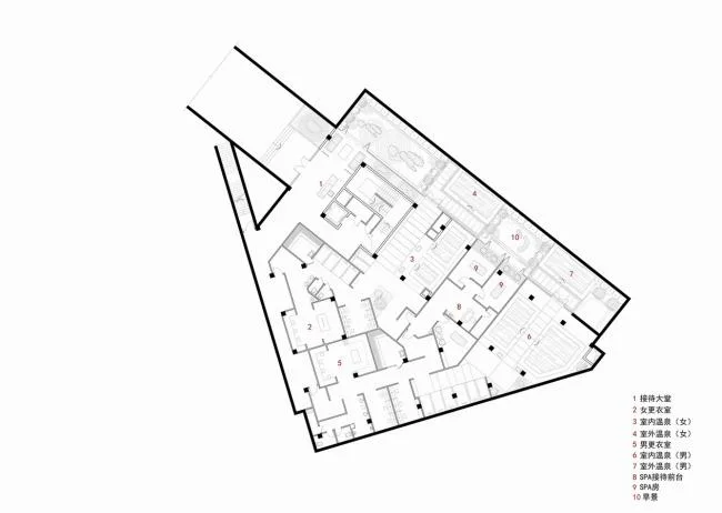 BIM Architecture | Renheng Nanjing Phoenix Mountain Residence Hot Spring Club/Shanghai Zhongfang Architectural Design