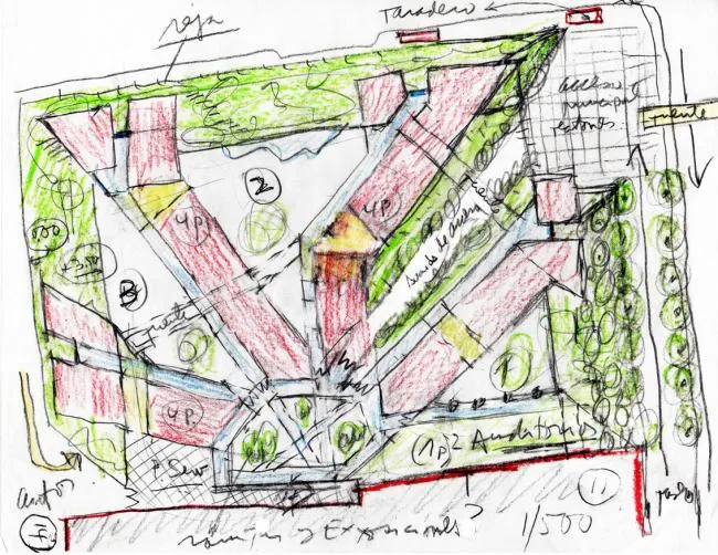 BIM Architecture | The winding ramps interweave and weave through the ever-changing spaces/Santo Tomas Academy