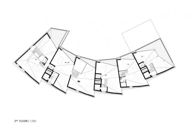 BIM Architecture | Dynamic Science Fiction, a gathering apartment deconstructed by geometry/METAFORM Architects