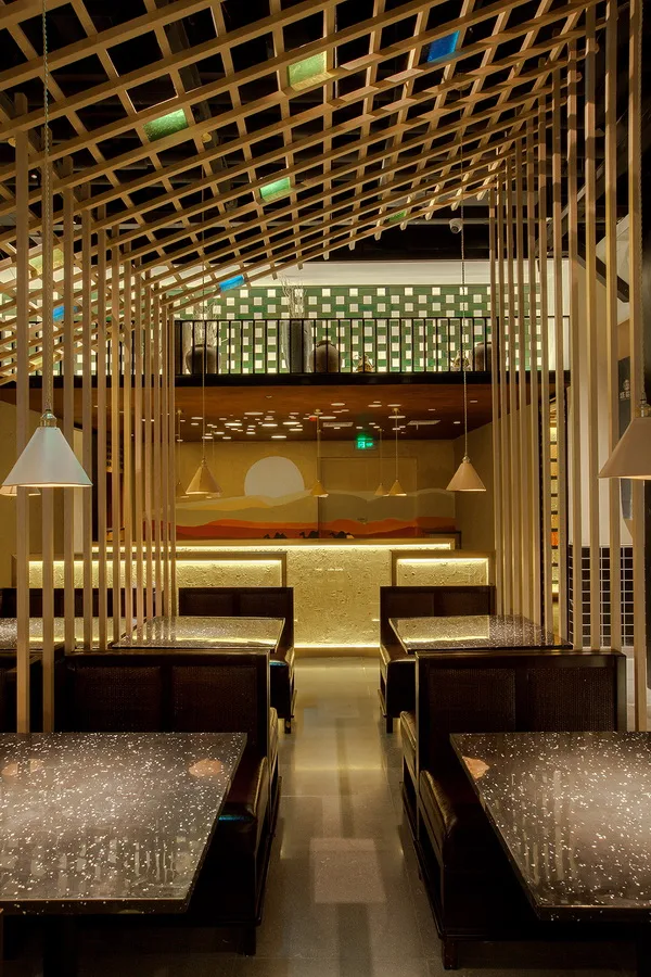BIM Architecture | New City in the Desert: Tahar Midi Lane Restaurant, Shanghai/Hangzhou Woye Space Design