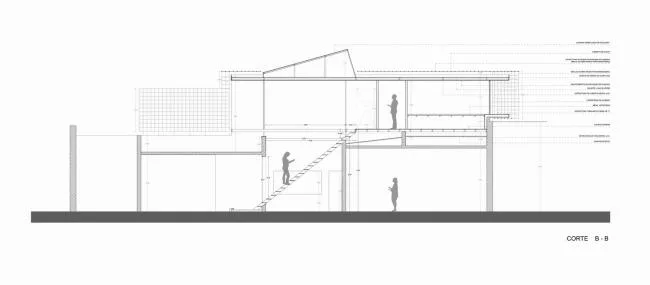 BIM architecture | Integration of old and new, planting vertical flower beds/Marta rooms in facade design