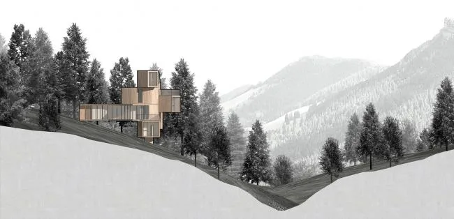 BIM Architecture | Natural Infiltration, Enjoying Unique * * * Experience - Qiyunshan Tree House/Bengo Studio