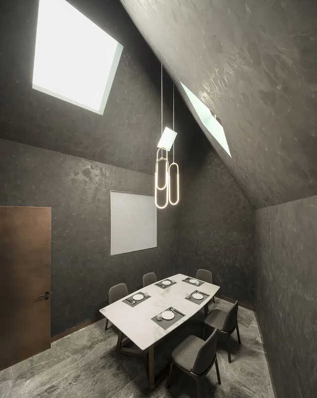BIM Architecture | Shanghai Lujiazui Ronglu Restaurant/Room Building Design