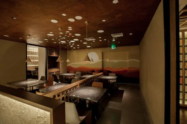 BIM Architecture | New City in the Desert: Tahar Midi Lane Restaurant, Shanghai/Hangzhou Woye Space Design