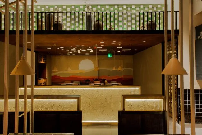 BIM Architecture | New City in the Desert: Tahar Midi Lane Restaurant, Shanghai/Hangzhou Woye Space Design