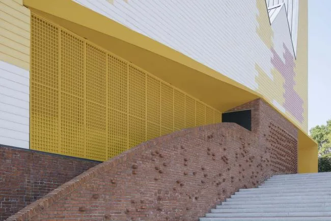 BIM Architecture | Yueyang County Third Middle School Wind and Rain Playground and Lecture Hall/SUP Simple Architecture Studio