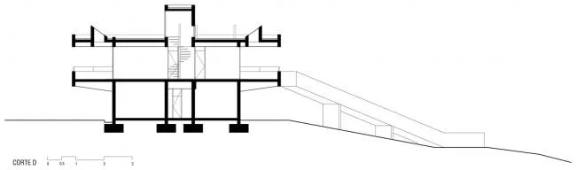 BIM Architecture | Sitting in the bedroom with a distant view of the endless blue sea/Chilean cliff room