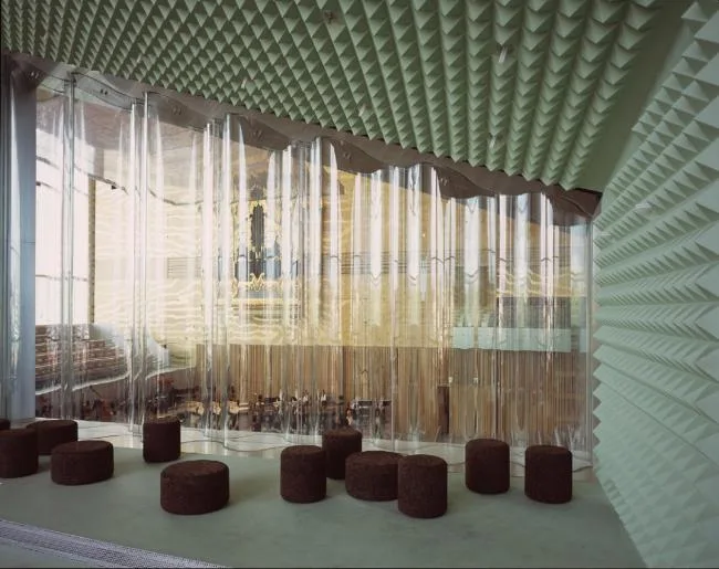 BIM Architecture | Classic White Concrete Hollow Concert Hall: Porto Cultural Theatre/OMA