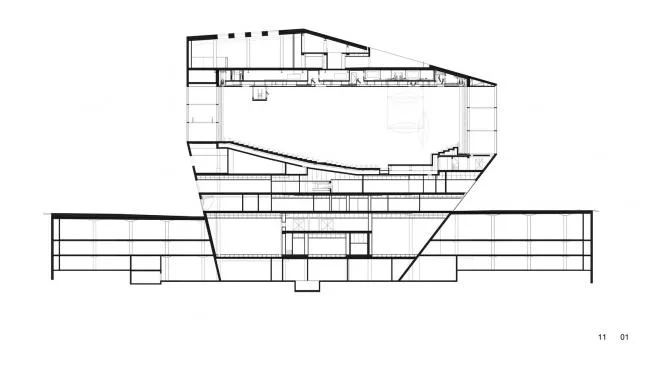 BIM Architecture | Classic White Concrete Hollow Concert Hall: Porto Cultural Theatre/OMA