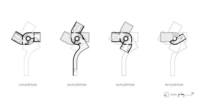 BIM Architecture | Natural Infiltration, Enjoying Unique * * * Experience - Qiyunshan Tree House/Bengo Studio