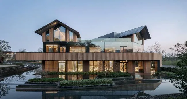 BIM Architecture | Renheng Nanjing Phoenix Mountain Residence Hot Spring Club/Shanghai Zhongfang Architectural Design