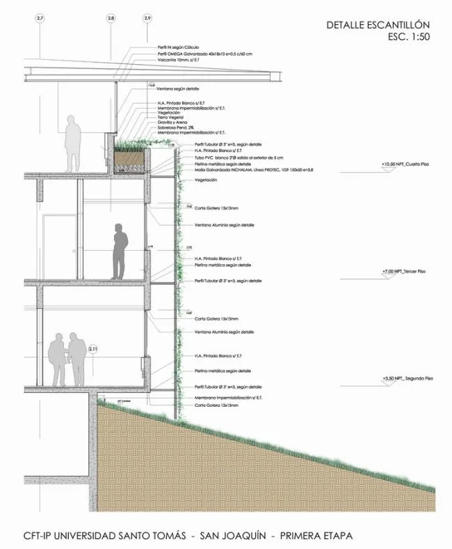 BIM Architecture | The winding ramps interweave and weave through the ever-changing spaces/Santo Tomas Academy