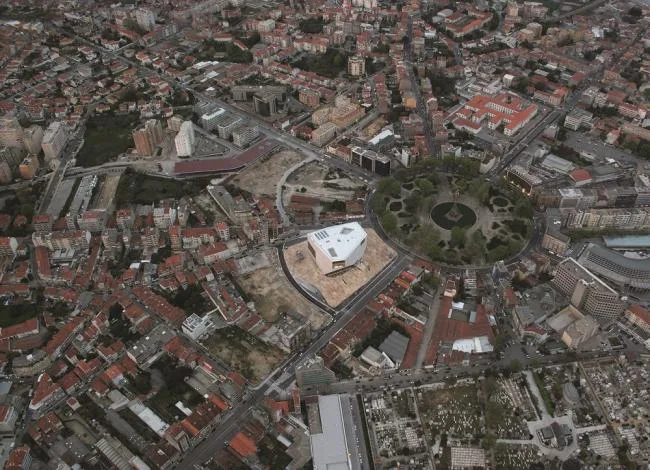 BIM Architecture | Classic White Concrete Hollow Concert Hall: Porto Cultural Theatre/OMA