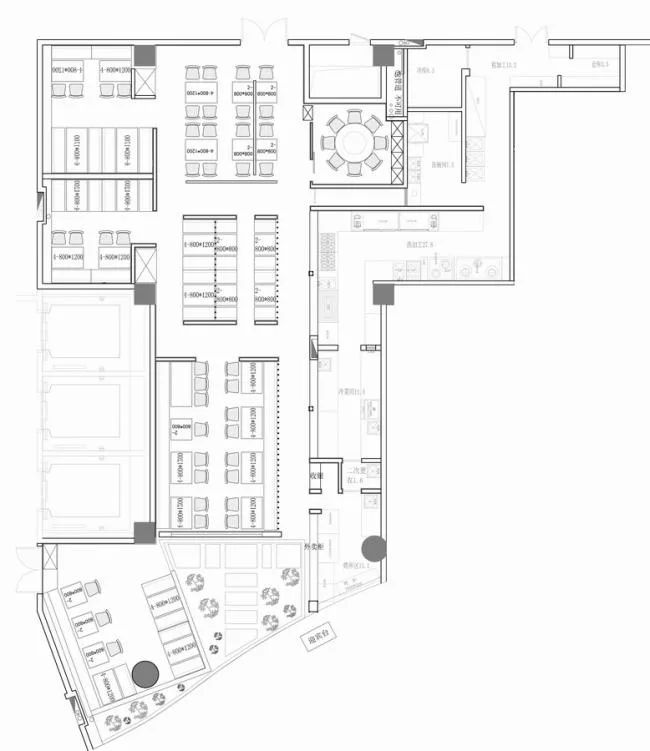BIM Architecture | New City in the Desert: Tahar Midi Lane Restaurant, Shanghai/Hangzhou Woye Space Design