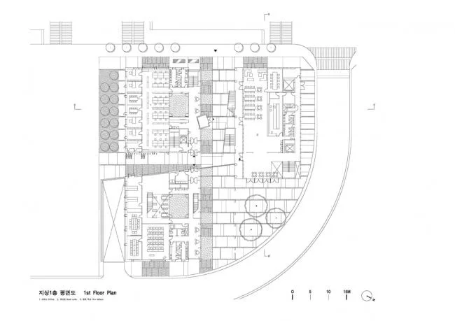 BIM Architecture | Sports Rich and Diverse Film Town: Poju Building/Lulu Studio of Korean Ming Film Company